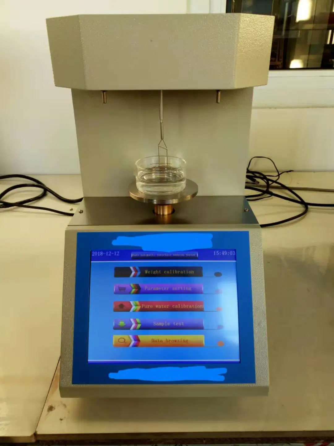 Laboratory ASTM D971 Transformer Oil Interfacial Tension Meter