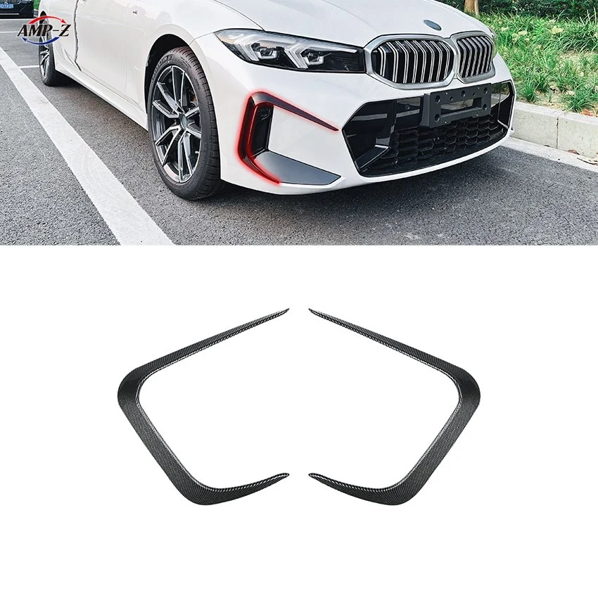 AMP-Z Hot Sale Front Bumper Flag Splitter for BMW 3 Series G20 G21 Lci M Sport 2023+