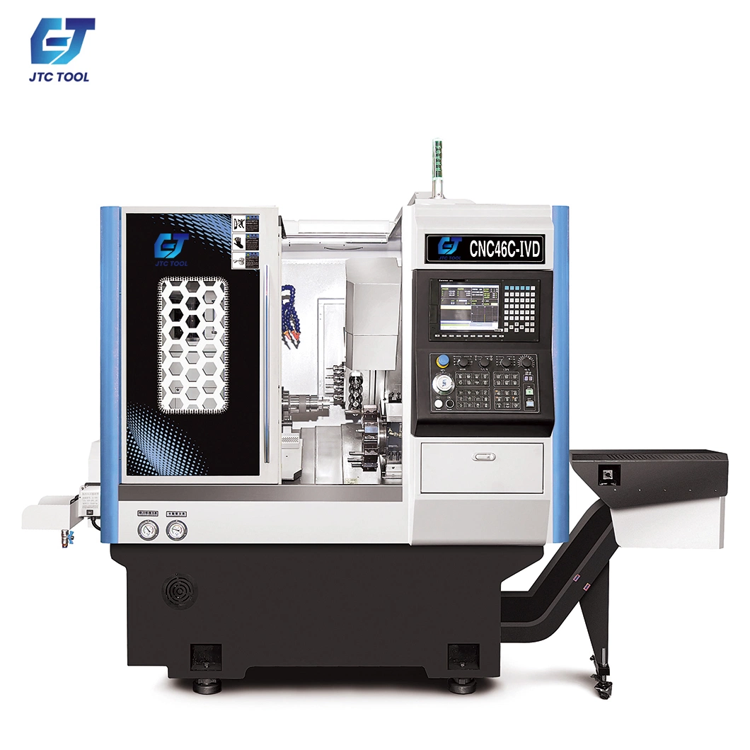 Jtc Tool 4axis CNC Machining Center China Manufacturing Diamond Turning Machine Mach3 Control System CNC46c-Ivd CNC Turning Milling Machine