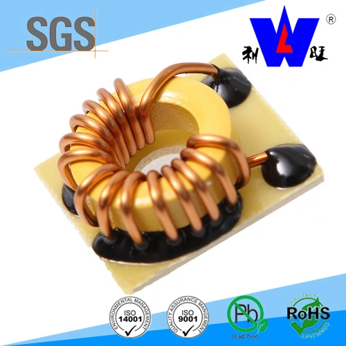 High Current Fixed Toroidal Choke Coil Inductor with RoHS with Terminal for Solar, Wind and New Energy