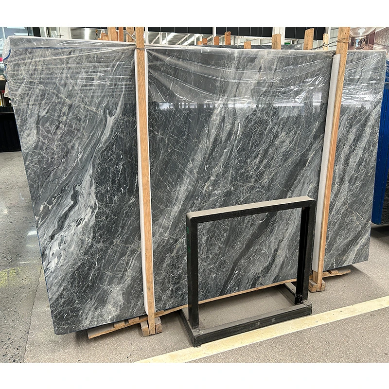 Natural Cartier Dark Grey and Castle Light Grey Marble Stone for Countertop/Stairs/Risers/Worktop Price