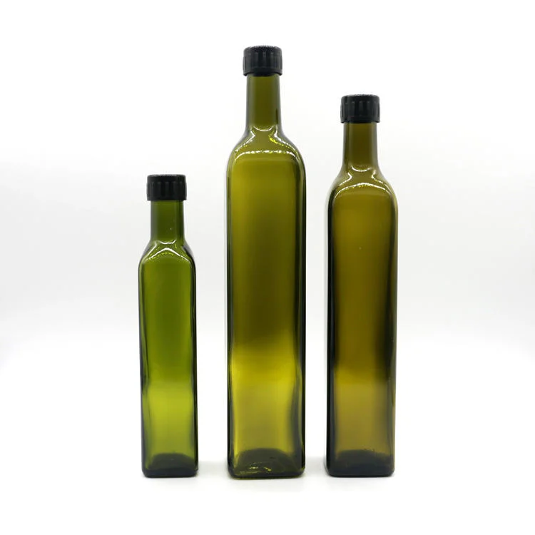 250ml 500ml 750ml Food Grade Dark Green Amber Transparent Dorica Glass Bottle