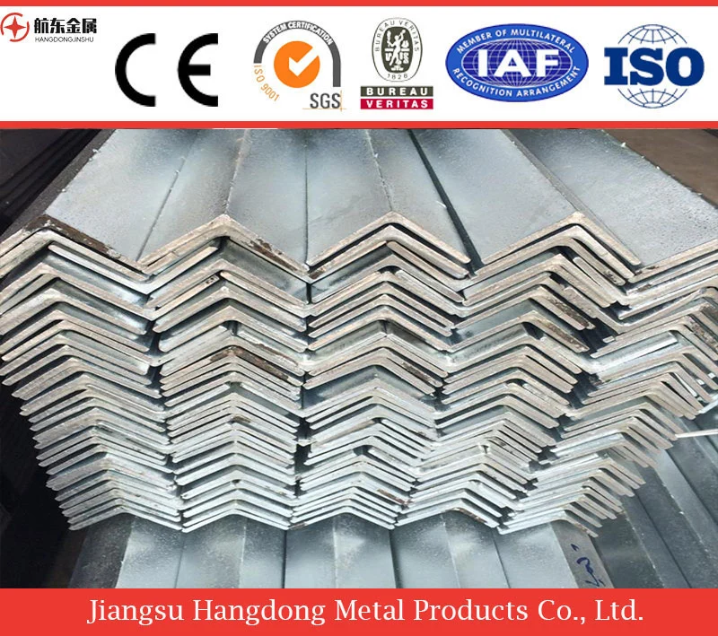 Gi & Black Q235 S235jr Equal Iron Steel Angle Galvanized Angle Steel