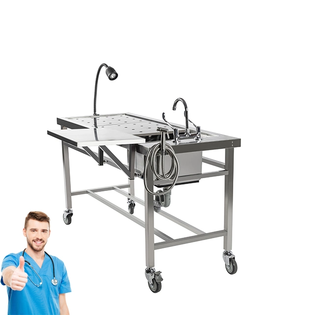 Hot Sale Working Table Autopsy Table for Dissection Anatomical Table with Low Price