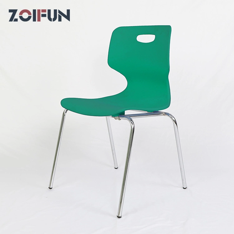 Direct Factory Supplier OEM Color Plastic Chrome Stack School Classroom Office Chairs with Adjustable Table