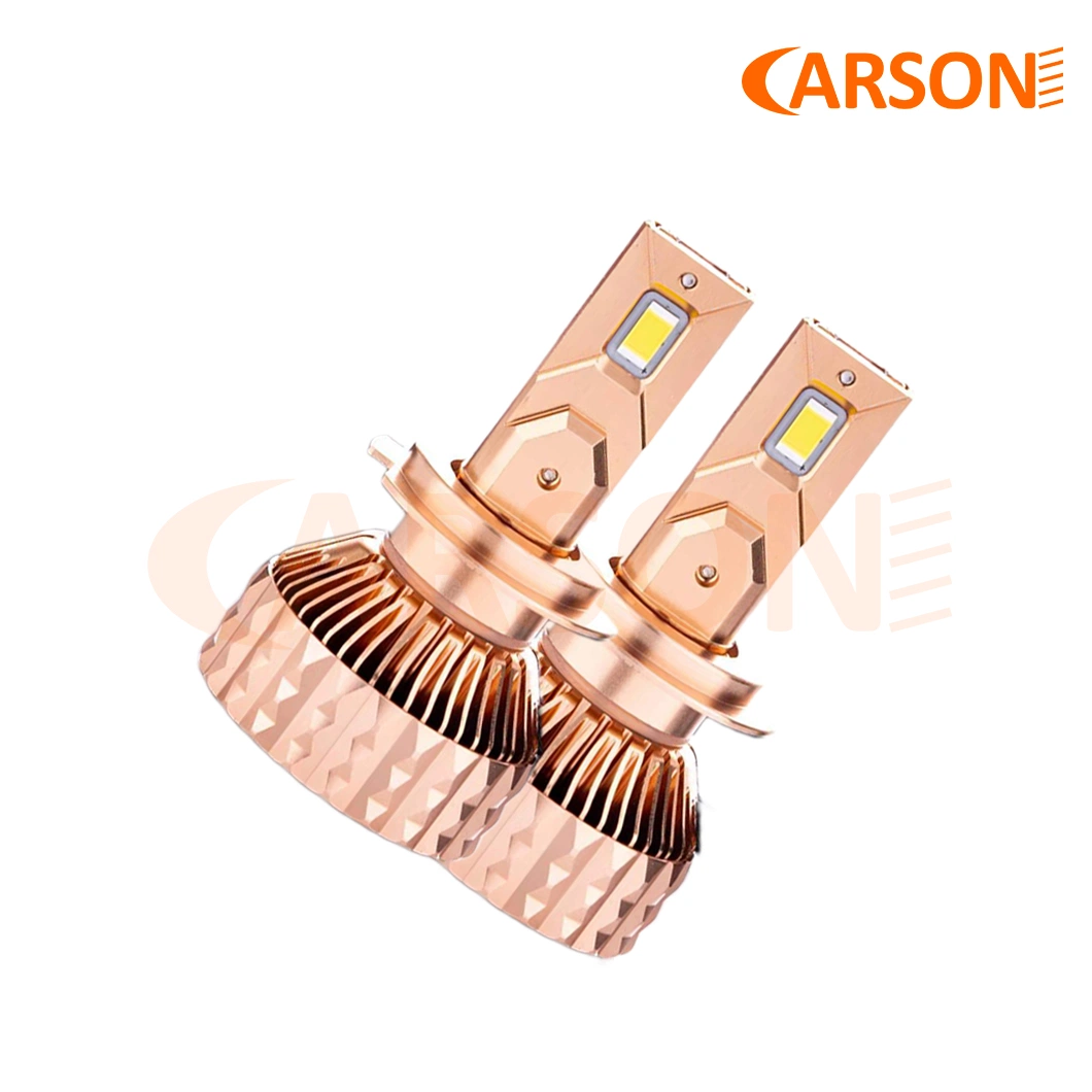 Carson M6s-H7 55W Dual Heat Pipe Cooling LED Headlight Bulb for Car Lighting