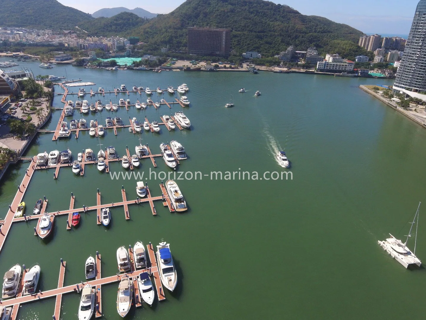 Barco Marino resistente aluminio 6061 T6 Dique Flotante Venta caliente pontón flotante muelle Marina