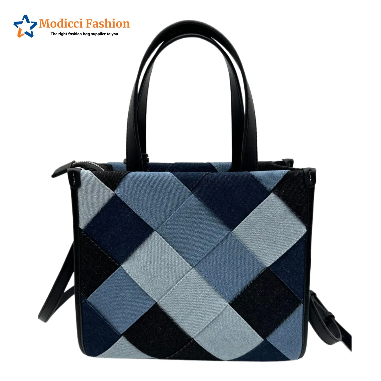 New OEM ODM Factory PU Leather Designer Shoulder Fashion Women Lady Bags Tote Crossbody Bags for Women with Resin Handle Wholesale/Supplier Market Distributor Supplier