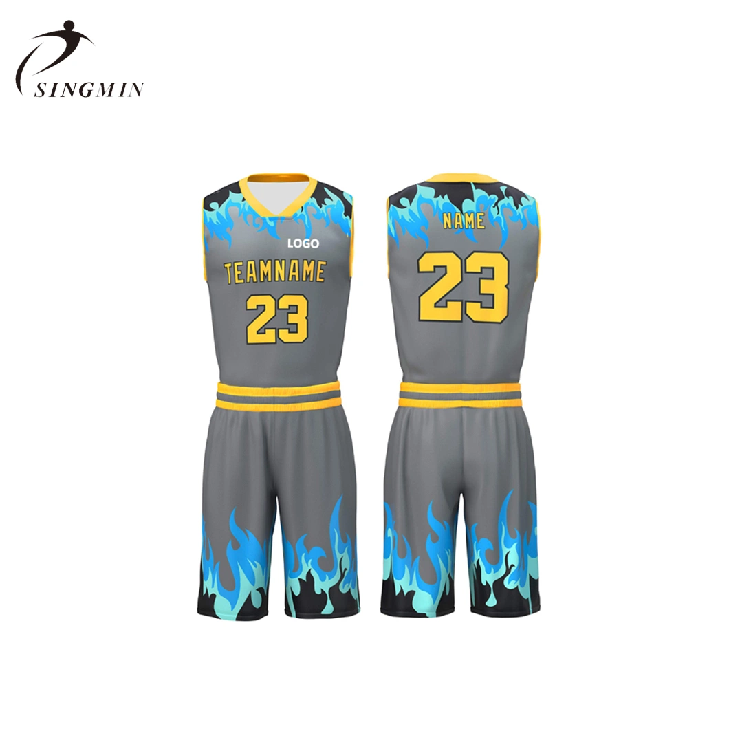 Wholesale Cheap Sportswear Uniforms New Design Youth Basketball Uniform Establecer