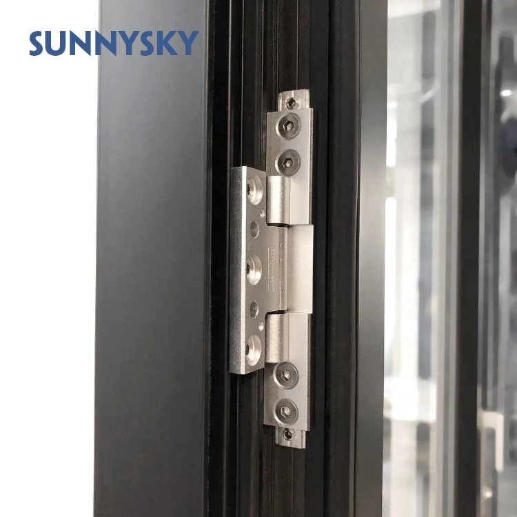 Aluminum Side Bi Folding Security Door with Insulated