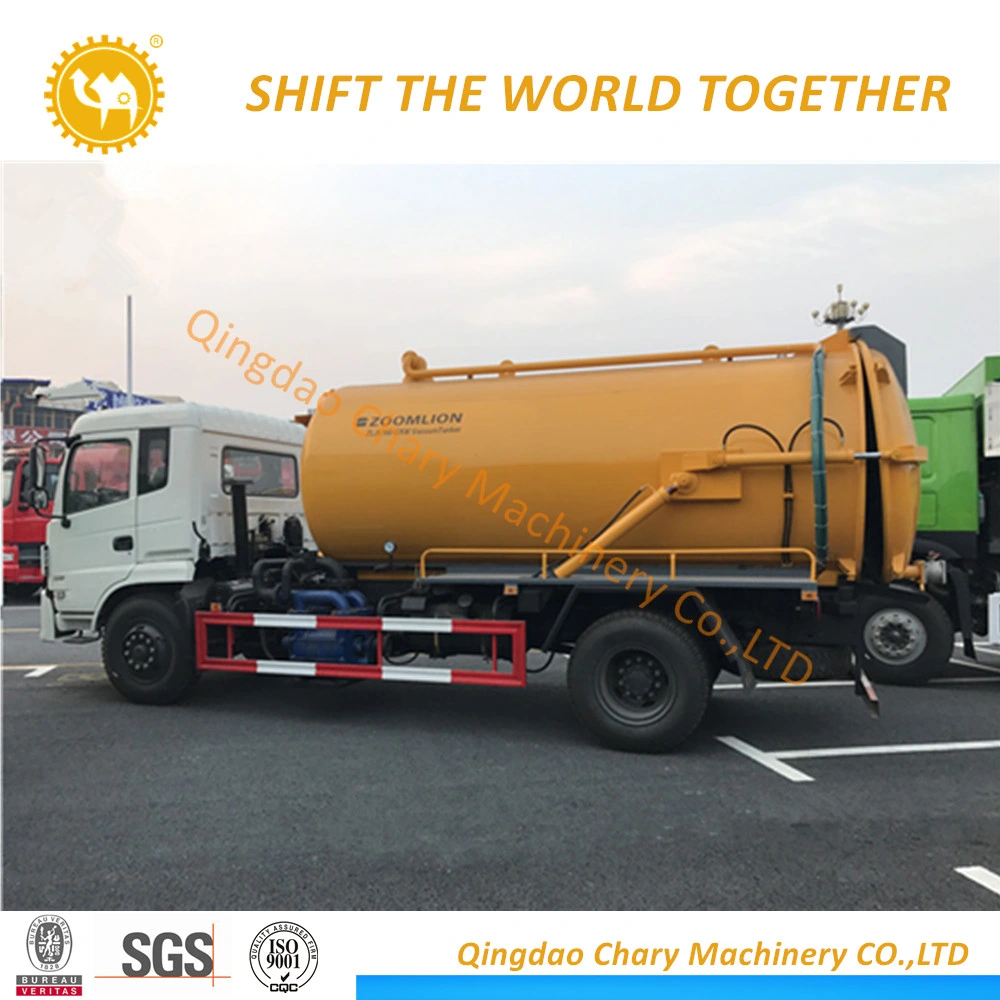 Dongfeng 10000L High Efficiency Sewer Working Fecal Sewage Suction Truck for Sale