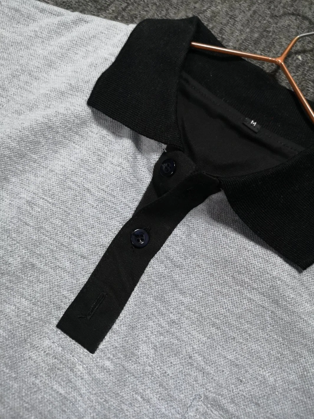 Ln-1560108 ESD Grey Color Polo Shirt with Cotton