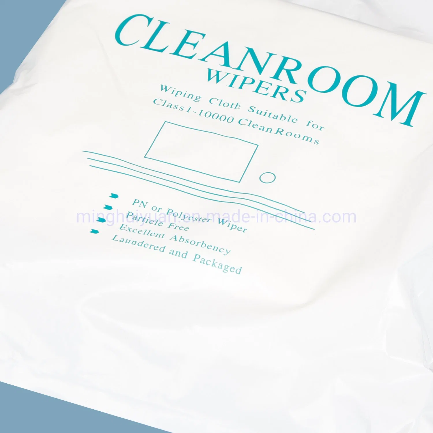 Factory Supply 100% Polyester Cloth Lint Free Cleanroom Wipers for Printing Workshop