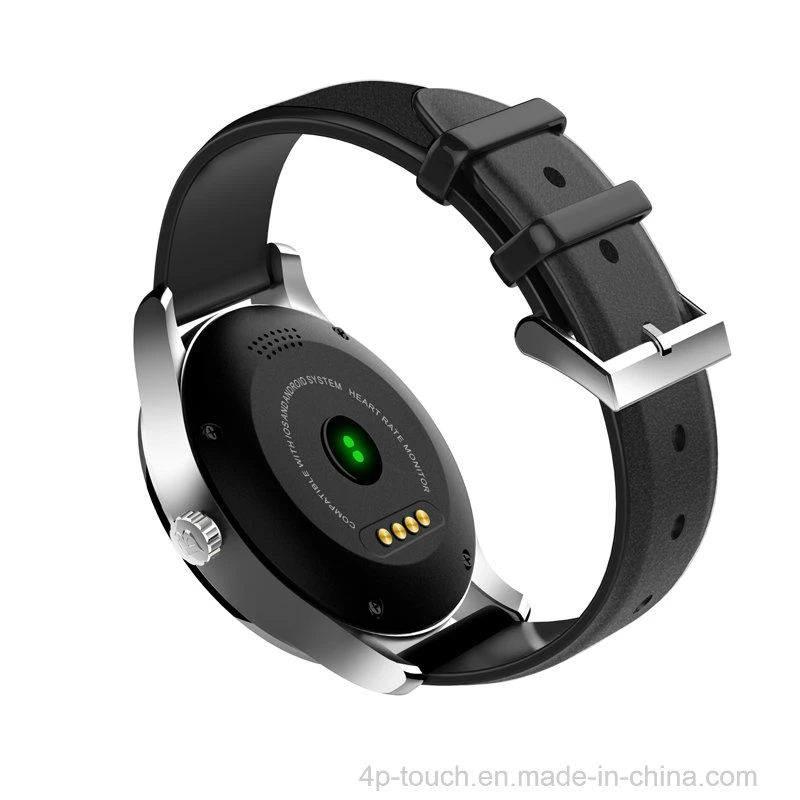 Nuevo estilo de acero inoxidable llamada Bluetooth Reloj inteligente con Monitor de Ritmo Cardíaco para Android IOS teléfono K88h