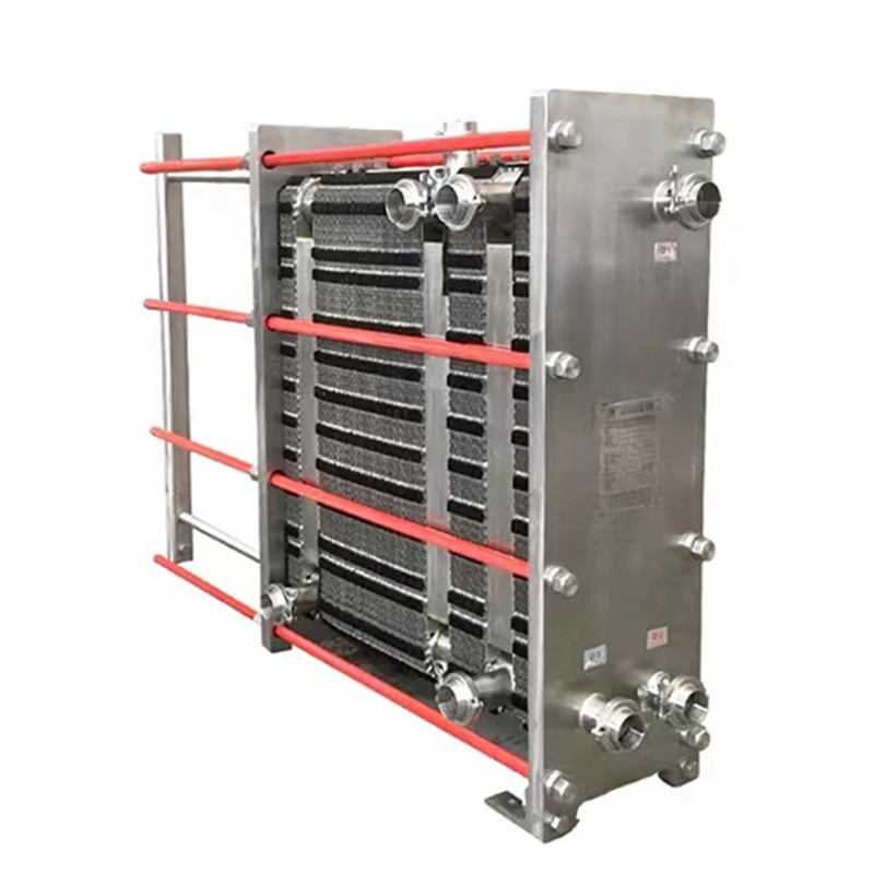 Factory Supply Ss 304 316L Food Grade Plate Heat Exchanger to Heat Syrup or Juice for Sugar Mills
