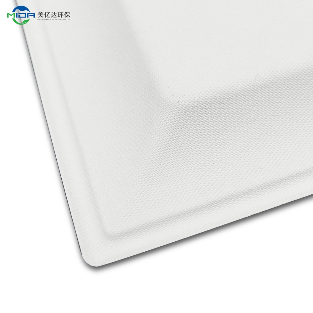 Hot Selling 6 8 9 10 Inch Paper Bagasse Plates Bamboo Thermocol Biodegradable Eco Friendly Dinner Disposable Dishes