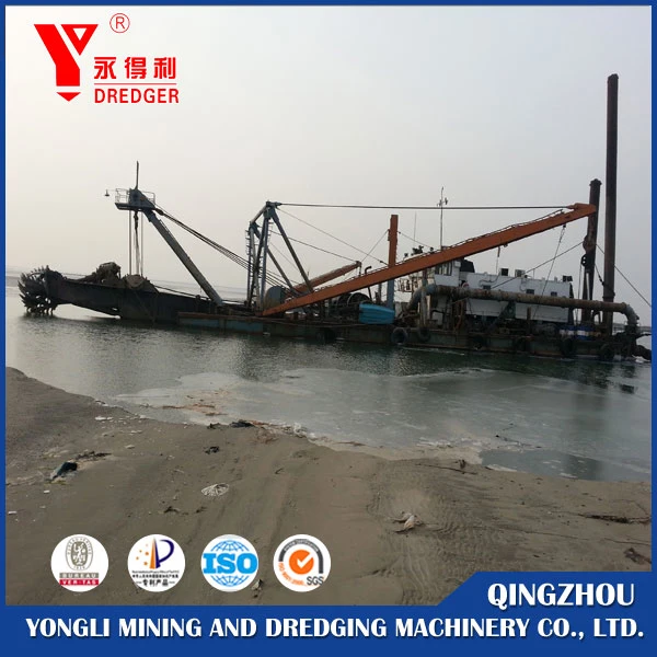10 Inch Second Hands Cutter Suction Dredger Used in Channel/Sea