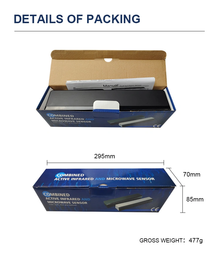 Doortec Mi01r Combined Microwave and Infrared Sensor for Automatic Door Accessories