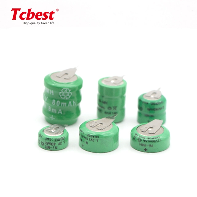 3.6V Ni-MH Button Cell Rechargeable Battery Pack