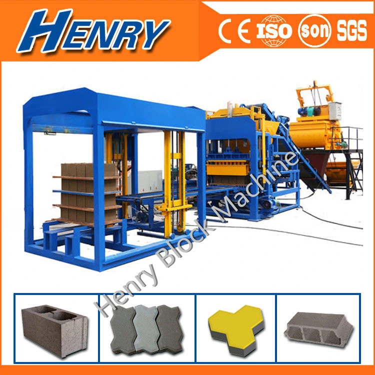 Qt8-15 Advanced High quality/High cost performance Hydraulic Fully Automatic Hollow Concrete Block Making Machine Cement Paver Curbstone Machine Production Line 2022