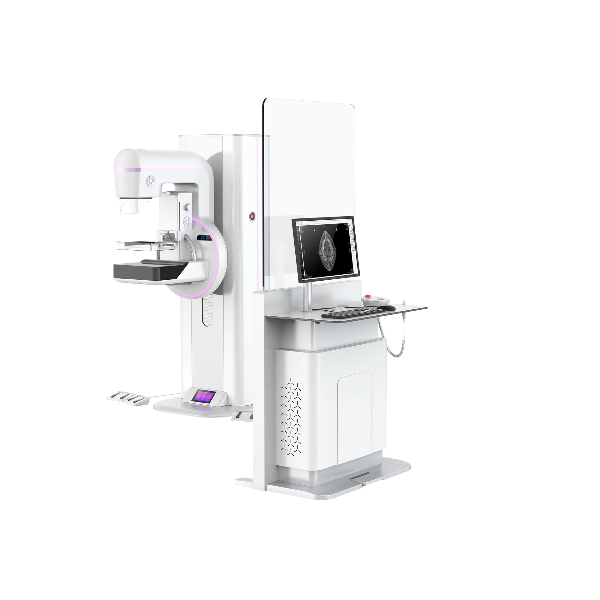 جهاز الكشف عن التصوير الإشعاعي للثدي Foinoe 3D X Ray Machine Hospital Mobile Digital جهاز الأشعة السينية للتصوير الإشعاعي للثدي