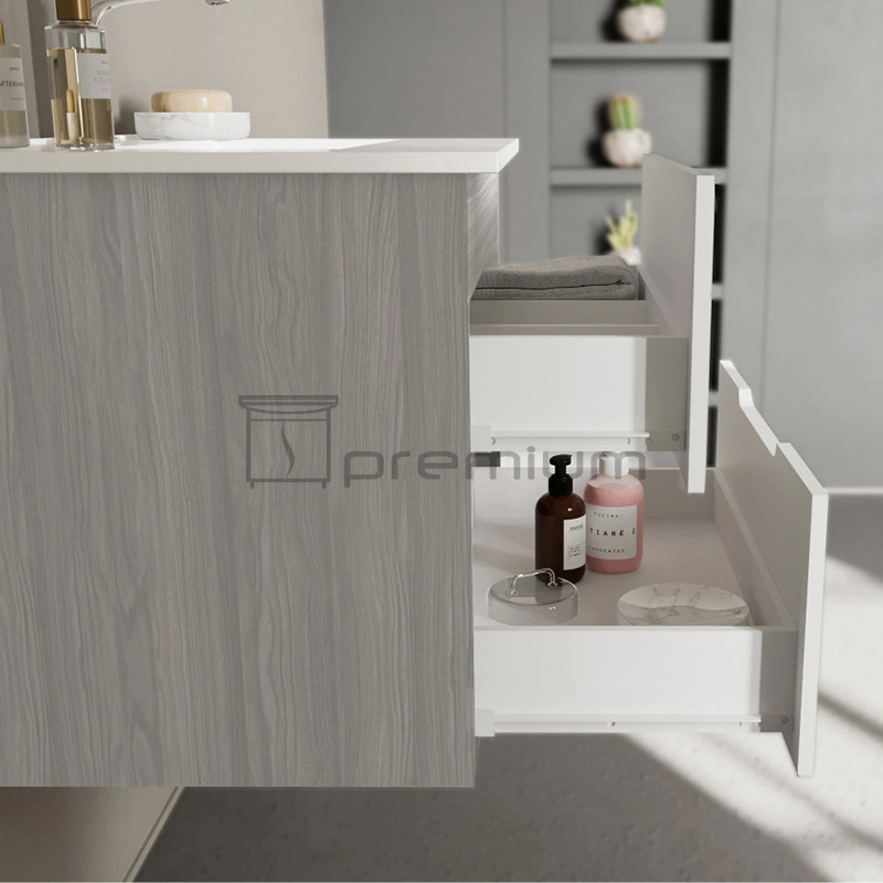 Sp-8445W-600 New Style Wholesale Economic Bathroom Cabinet White Bath Furniture on Sale