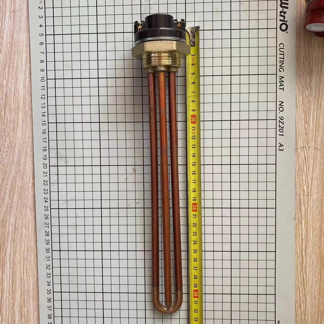 Thermoer Immersion Screw-Type T2 Copper Heating Element with Thermostat for Water Heater Reco/Thermowatt Replacement