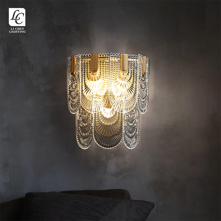 Ronda de moderno diseño de lámpara de araña de cristal LED lámpara colgante