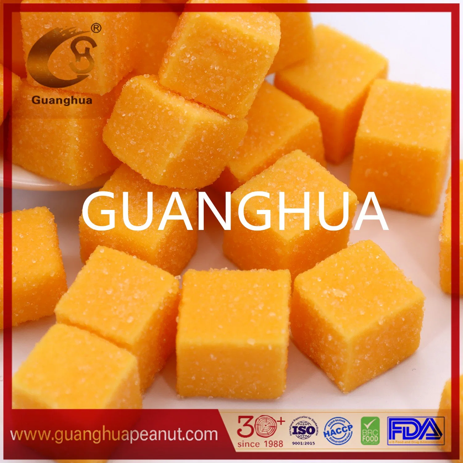 Hot Sales Soft Cubes Fruits Candy