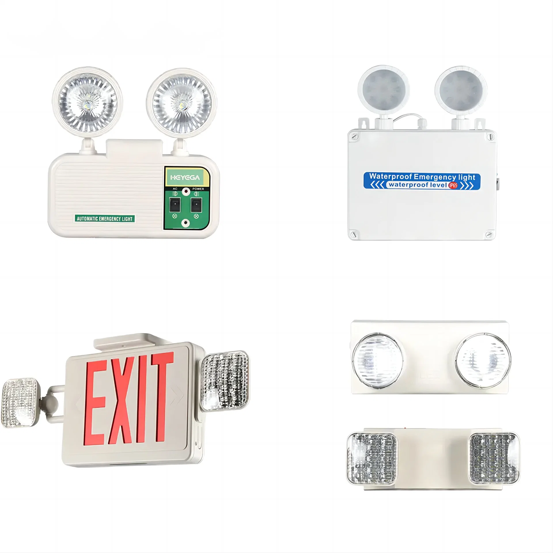 Wholesale/Supplier Price CE RoHS UL Listed Fire Evacuation Battery Lamp Bulb Self Testing Waterproof Automatic Rechargeable LED Emergency Lighting Manufacturer in China