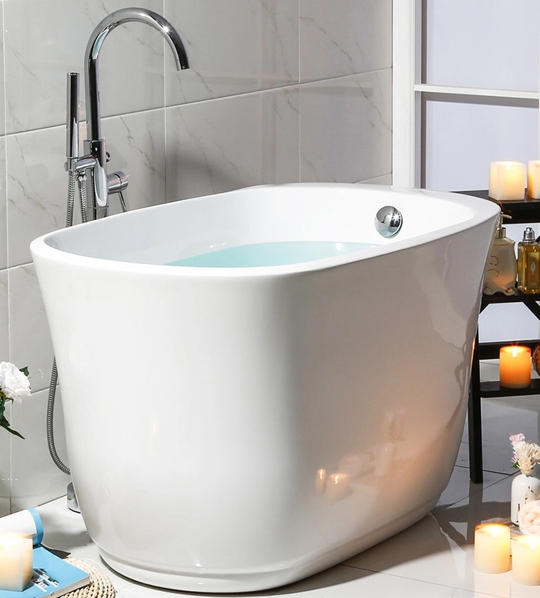 Free Standing Rectangle Bathtub Simple Morden Design