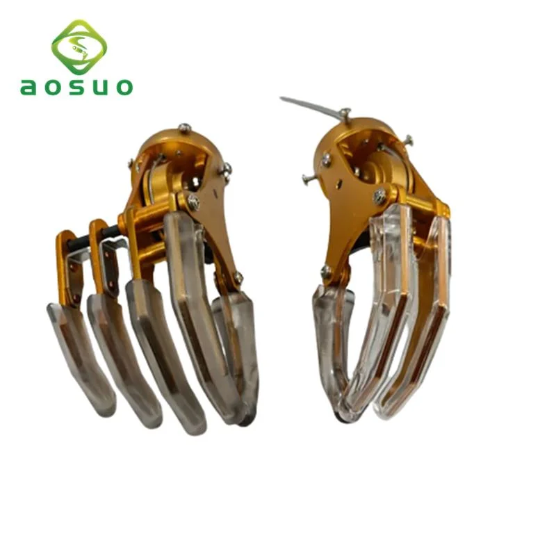 Artificial Parts Cable Control Mechanical Prosthetics Hand with 5 Fingers