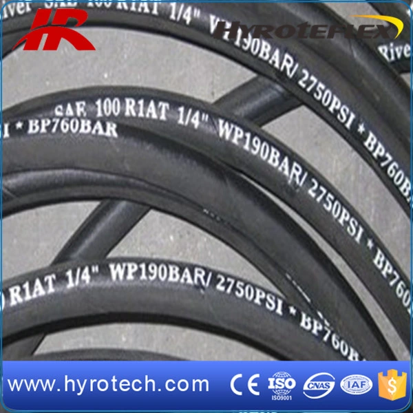 Hydraulic Rubber Hose of SAE 100r1at High Pressure Hose DIN En853 1sn