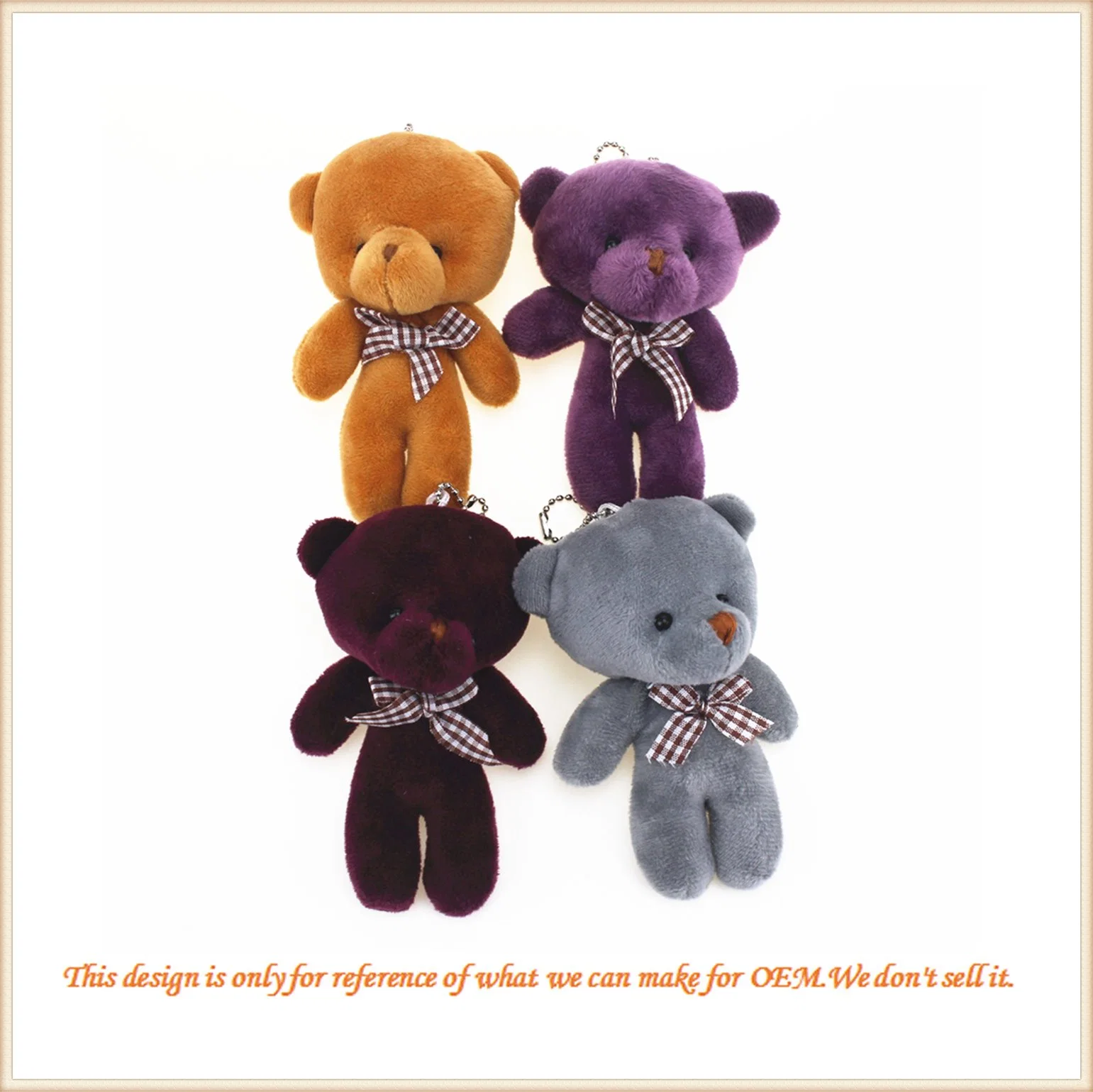 Wholesale Custom Small Cute Teddy Bear Plush Toy