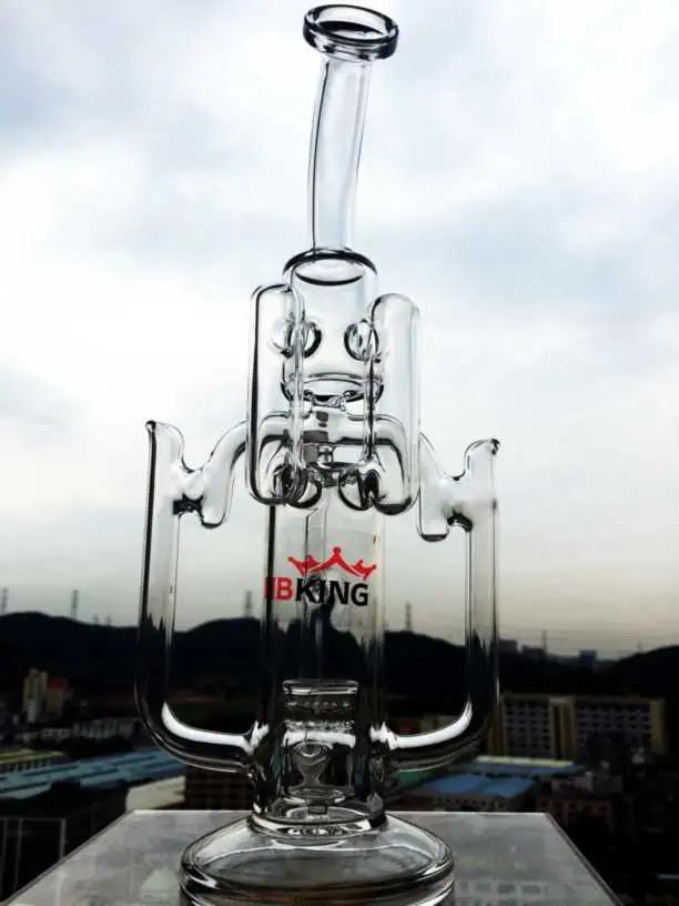 China Manufacturer New Heady DAB Rig Glass Water Pipe, Diamond Glass Wholesale/Supplier Recycler Glass Smoking Pipe