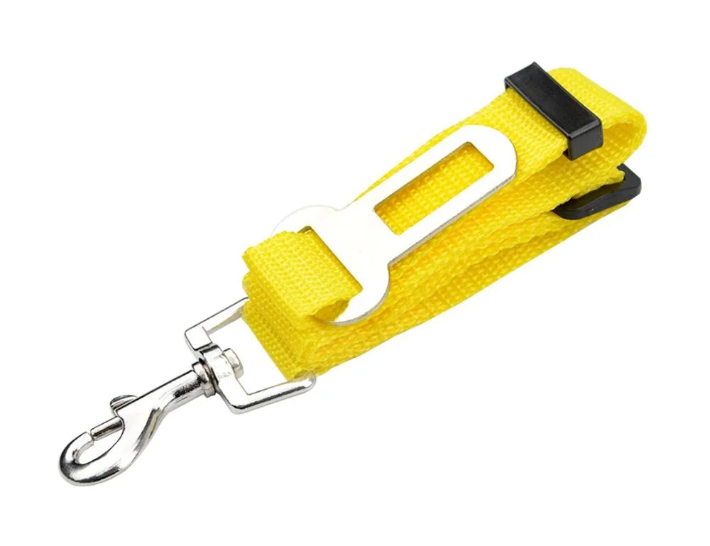 Heavy Duty Custom OEM Colorful Nylon Pet Safety Leads Car Seat Belt for Traveling Outdoor Dog Easy Control