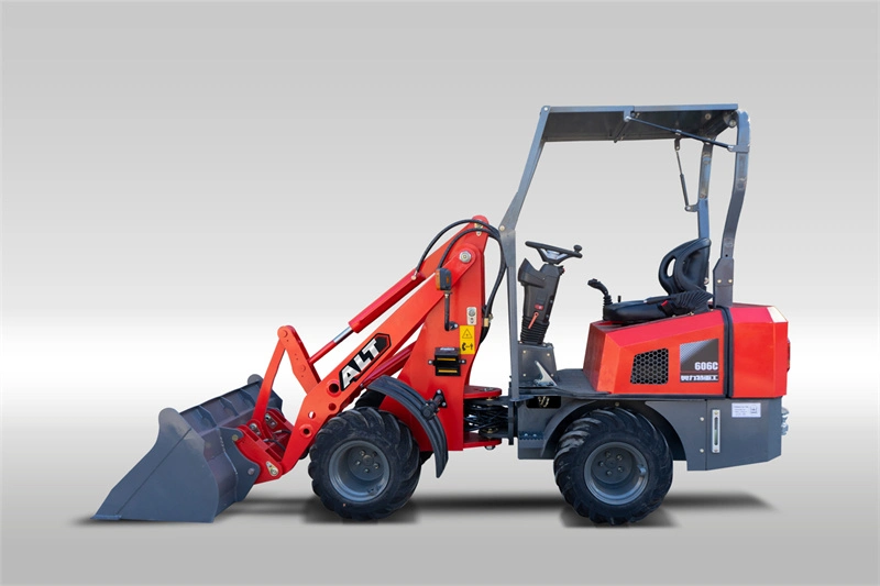 Electric Mini Wheel Loader 400kg Capacity 60V 9kw Battery Price