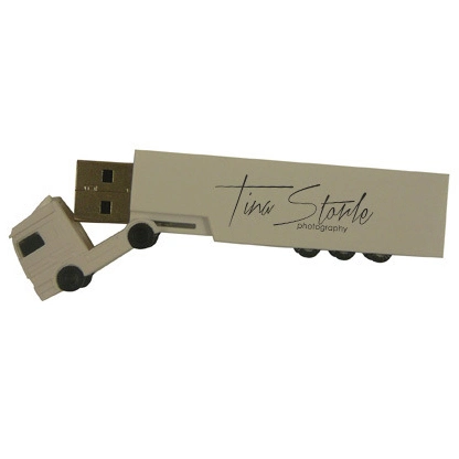 Custom Logo Creative USB Flash Drive Truck Shape, Promotional Gift USB