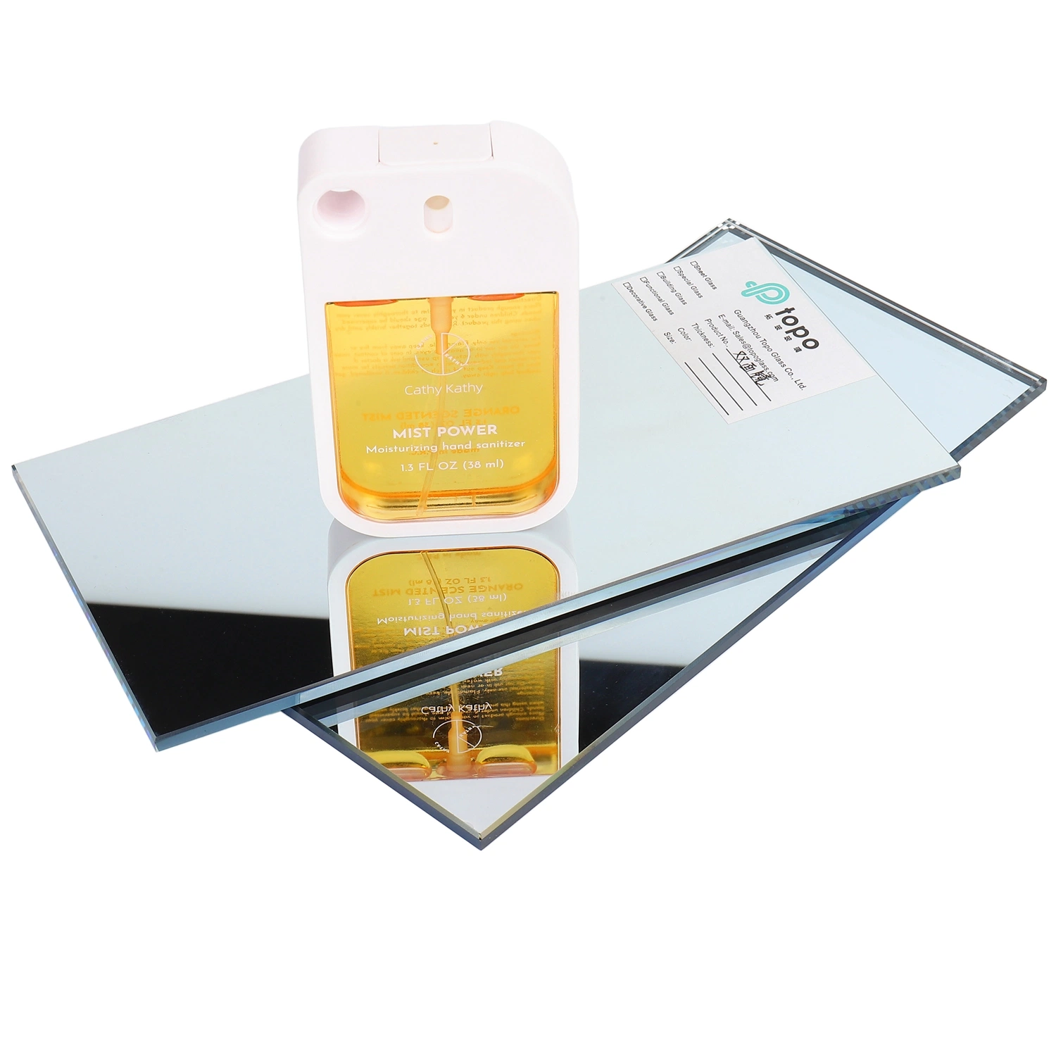 Guangzhou 2mm-12mm Double Side Tempered Safety Mirror Glass (M-D)