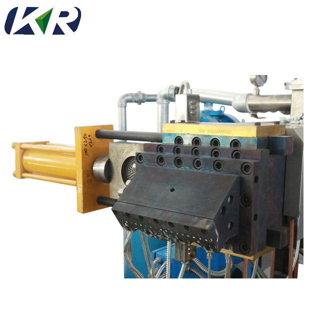 Plastic Pelletizing Hot Cutting Extruder Waste Plastic Granulating Machine