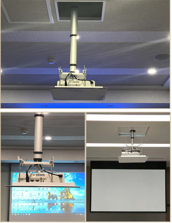 Equipos audiovisuales para la proyección de la solución de montaje