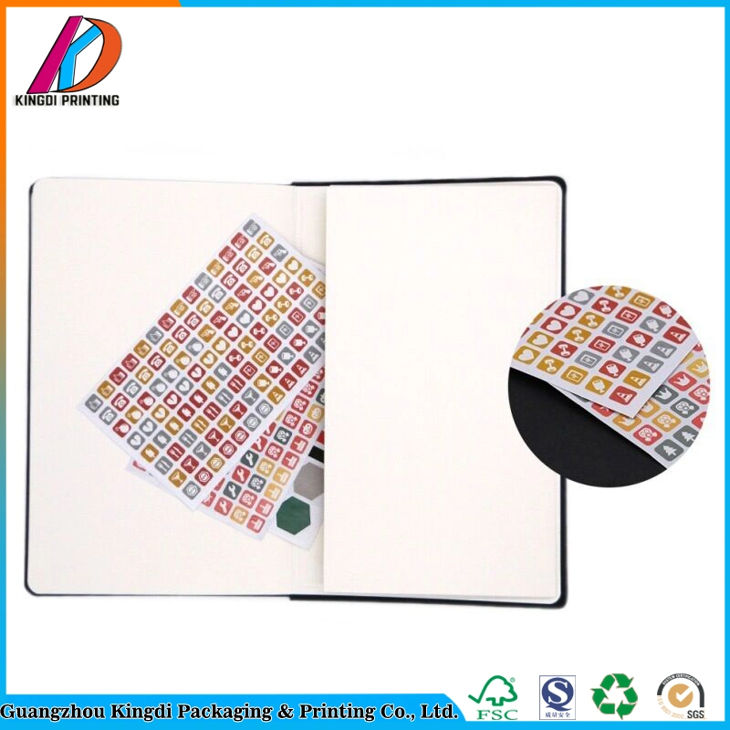 China Hardcover Leather Pocket Notebook with Elastic Band