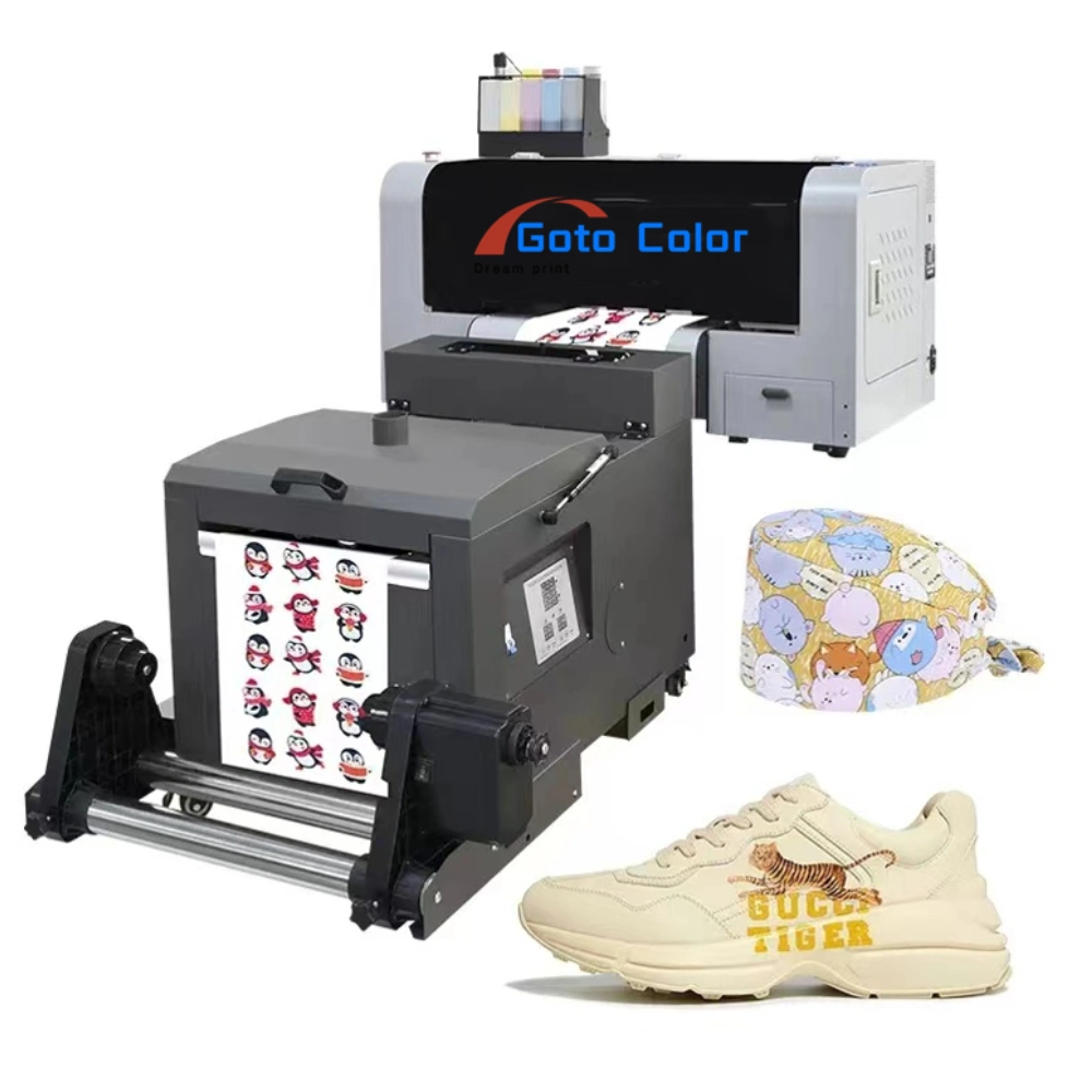 A3 Dtf Printer Dtf Direct to Film Transfer Printing Machine Powder Shaker and T-Shirt Heat Press Machine White Ink Machine