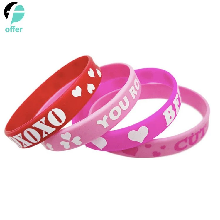 Inspirational Silicone Bracelets Sport Themes Motivational Rubber Bracelet Silicone Wristband