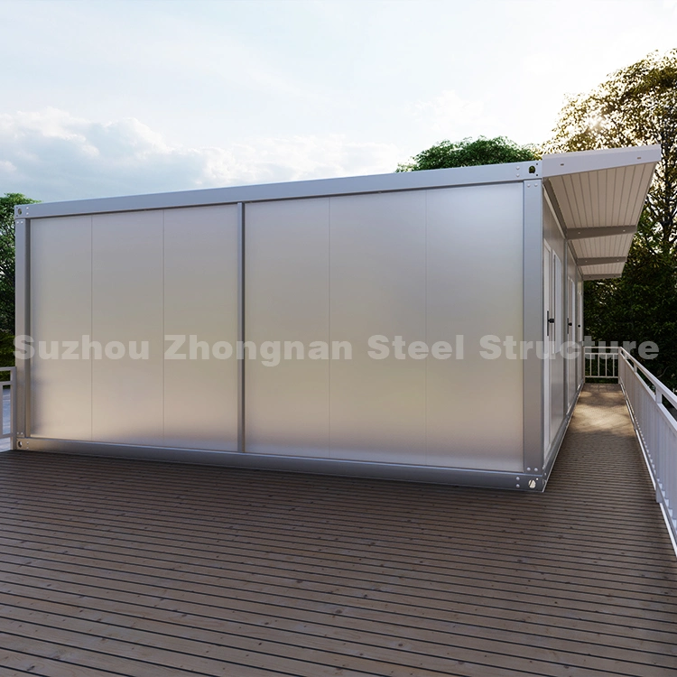 Custom Metal Flat Pack Mudular Two Story Container Hotel Factory