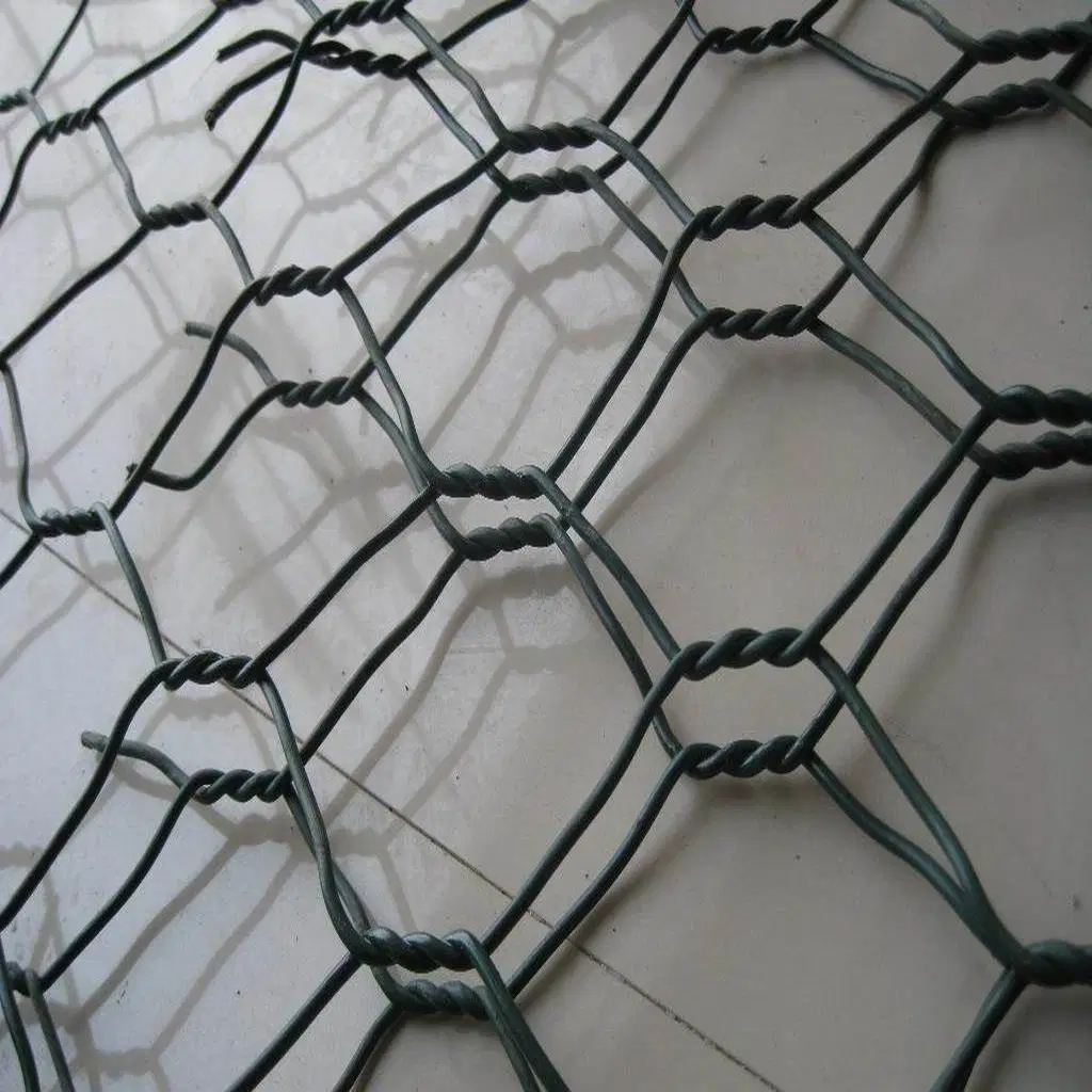 PVC Coated Galvanized Hexagonal Chicken Wire Mesh Wire Netting Gabion Mesh