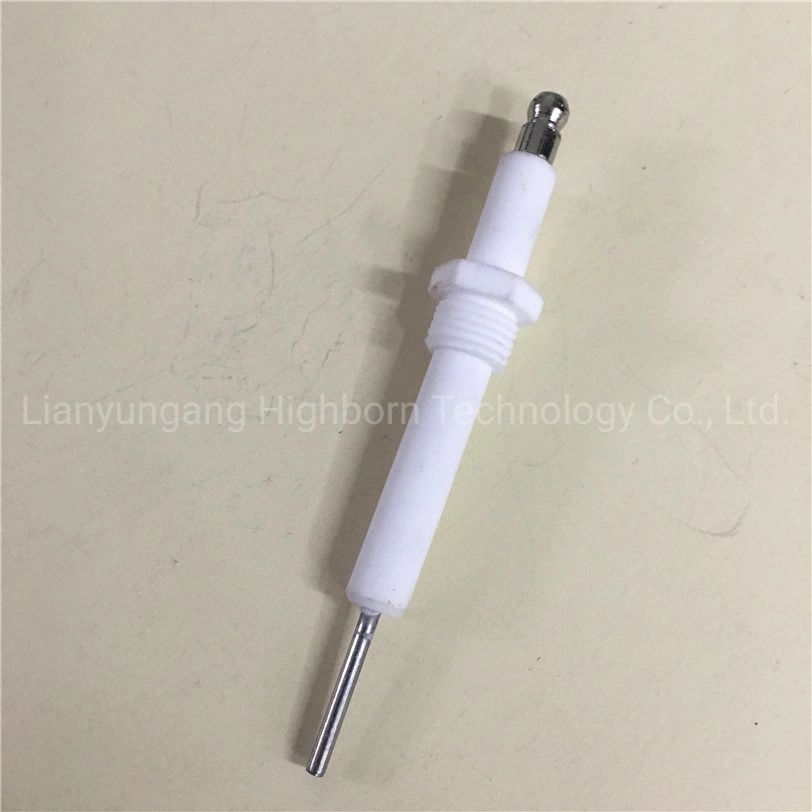 Fast Delivery Glazed 95% Alumina Al2O3 Ceramic Igniter Pin for Combustion Machine