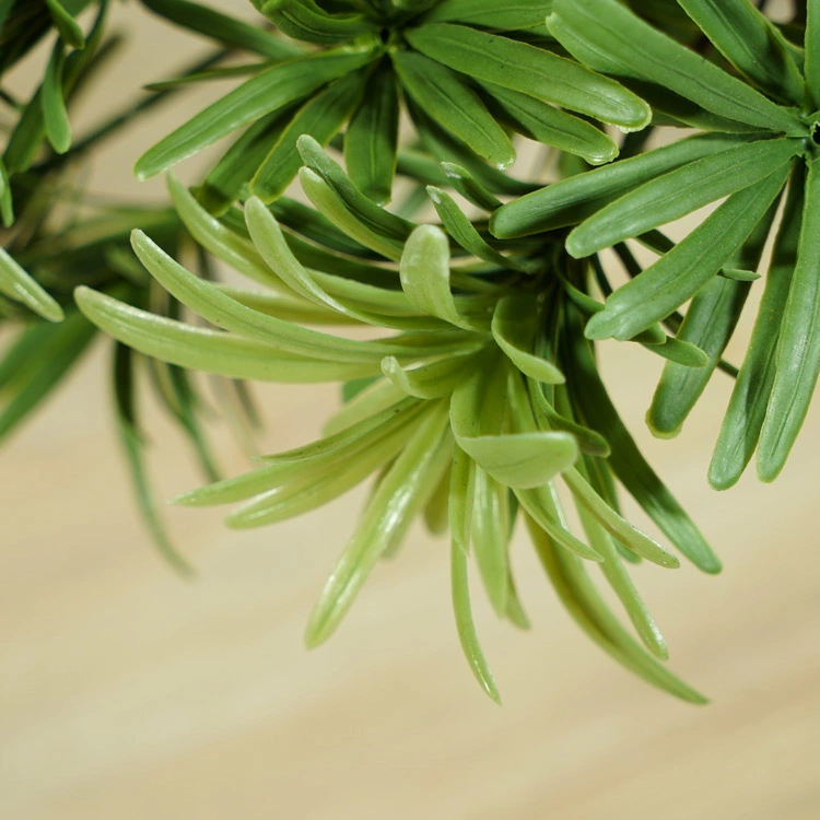 Petite maison Décoration intérieure fait en usine de la verdure des plantes artificielles pour la vente Pine Tree