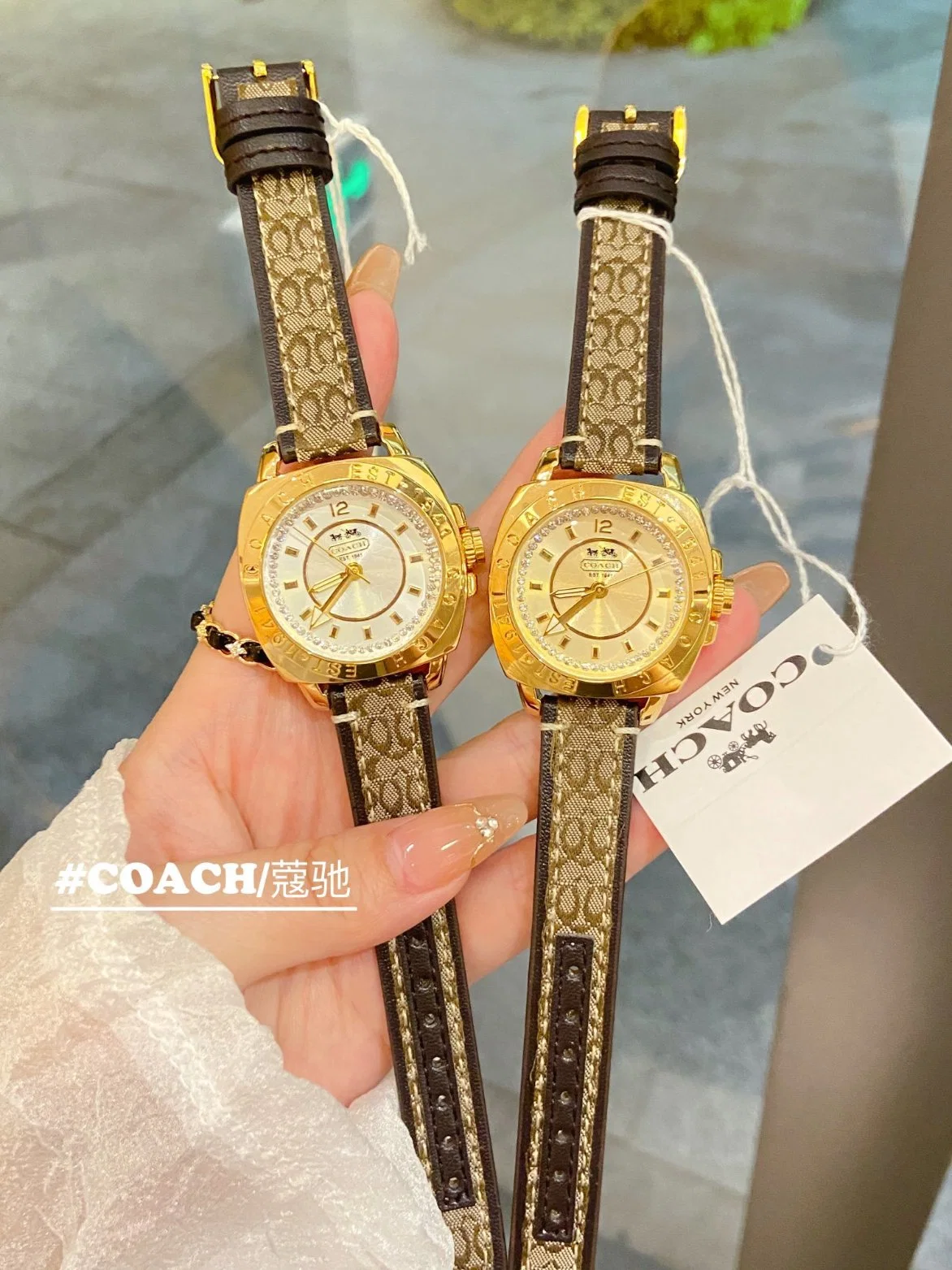 Designer Watch Classic Quartz Women's Watch 36mm Watch Diameter Fabric Leather Strap