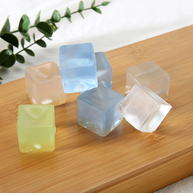 Ice Cube Relief Toy Water Cube Knead Music niños creativos Juguete